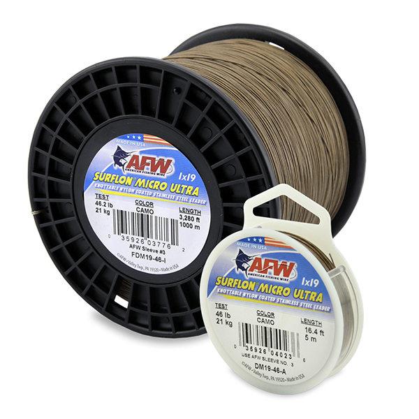 Surflon Micro Ultra Nylon Coated 1x19 Stainless Steel Leader Wire